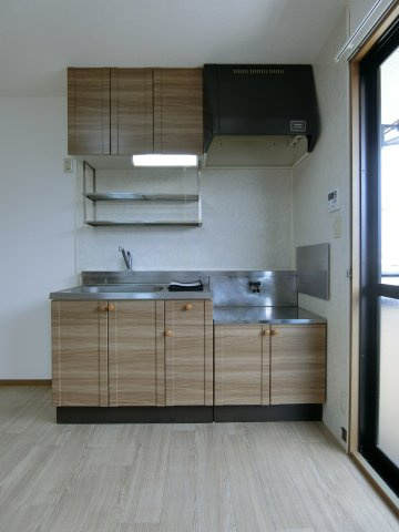 サン・ルミエールB棟のキッチン