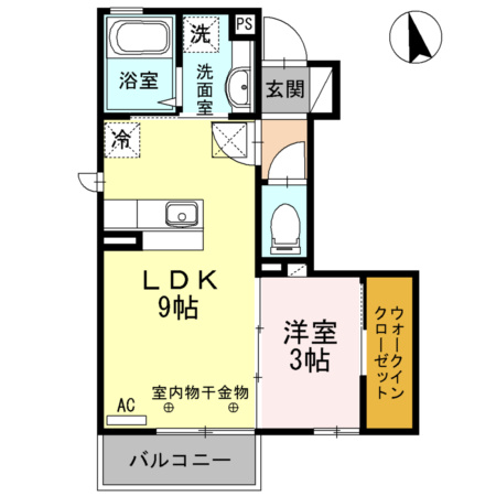 ファミィーユKⅡの間取り