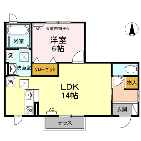 サンプティの間取り