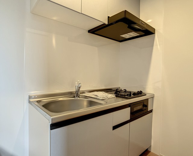 直方市大字感田のアパートのキッチン