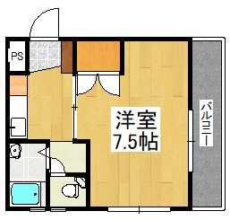 アールズプレイス城南【キャッシュバック対象物件】の間取り