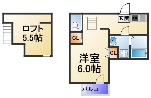 【間取り】 | Avenir野江内代