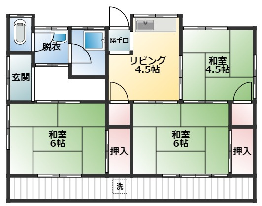 駿河台一戸建の間取り