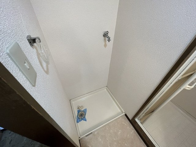 【設備】 | プロスペリティ | 洗濯機置場です