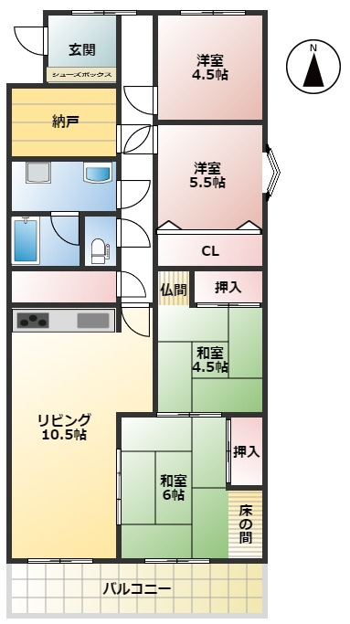【間取り】の画像