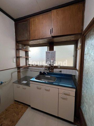 六十谷マンションのキッチン