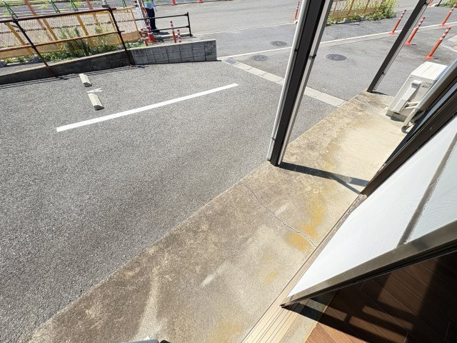 カギナカハイツAのバルコニー