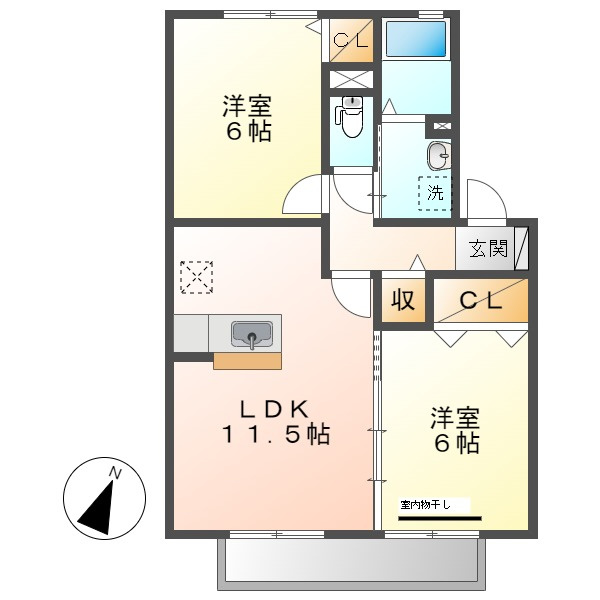パラシオンの間取り