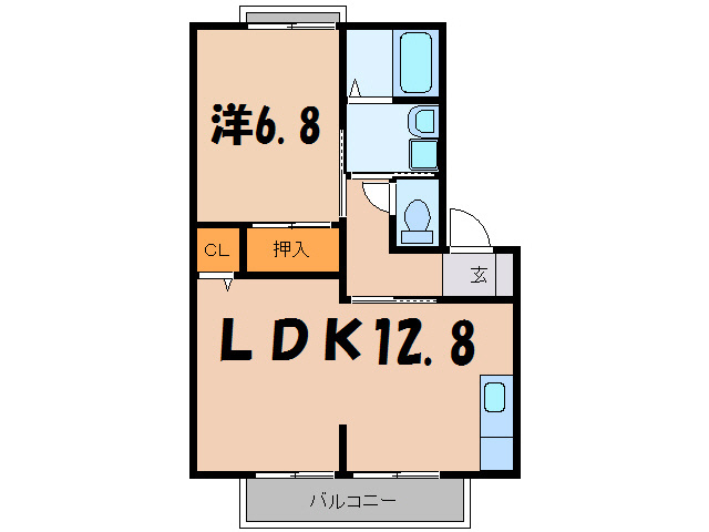 【間取り】 | カモミールD棟
