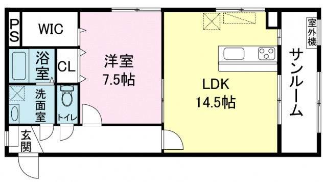 コンチェルト御薗宇の間取り