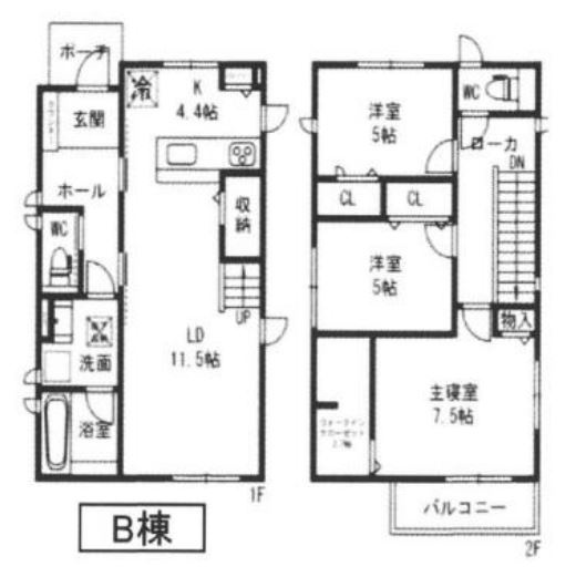 【間取り】 | 高槻市天神町戸建賃貸