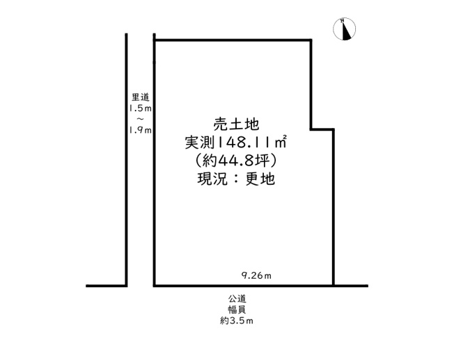 【土地図】 | 姫路市網干区新在家／売土地