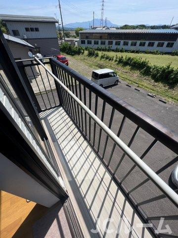 長峰貸家のバルコニー