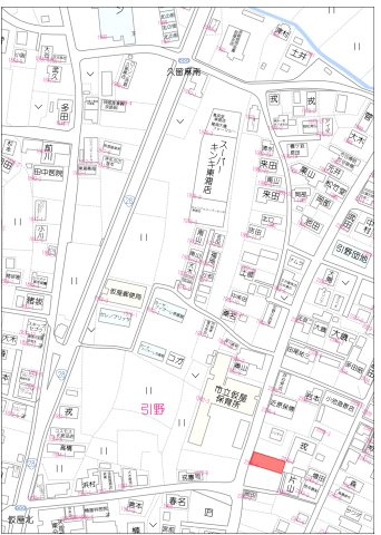 【地図】 | 久留麻　建築条件付売土地