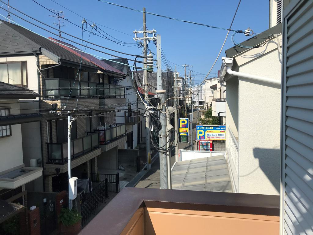 浅田ハイツのバルコニー