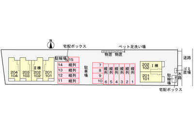 【区画図】 | メゾン・エフォール・ルナ　Ｂ