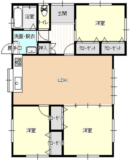 【間取り】の画像