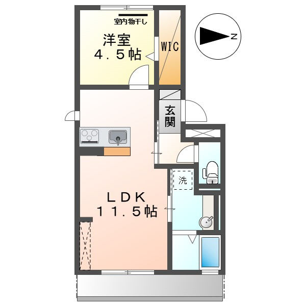 メゾンモナミの間取り