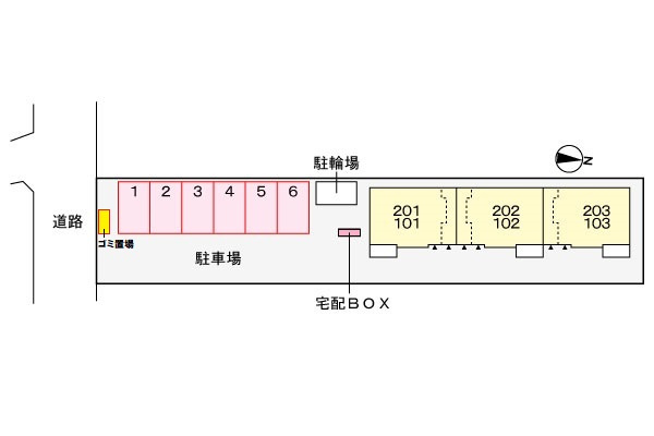 プルミエール・メゾン Ⅱの駐車場