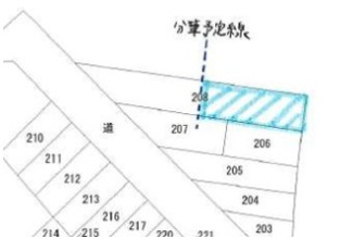 【土地図】 | 能代市畠町208・売地★商談中★