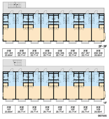 【区画図】 | シャルマン北越谷
