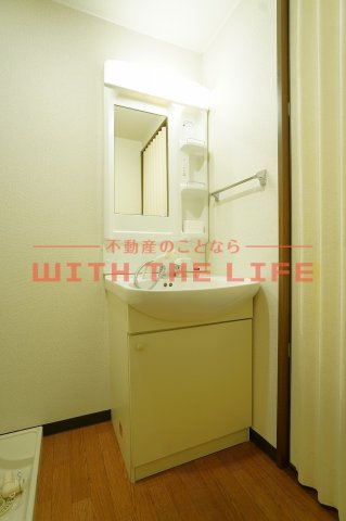 プリティパーク小森野【キャッシュバック対象物件】の独立洗面台|独立洗面台、朝の身支度には欠かせません