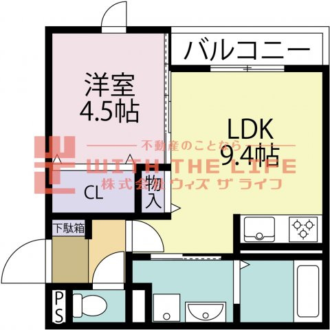 Soavita南薫西【キャッシュバック対象】の間取り