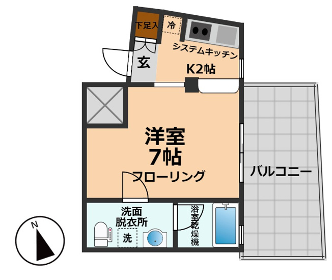 【間取り】 | ソヨカゼテラス永福町
