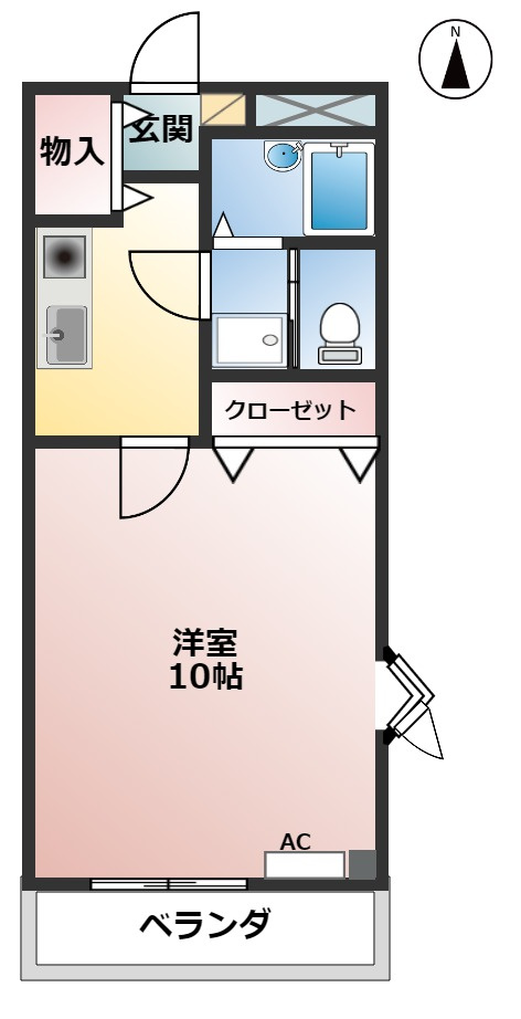 MITAKAマンション笠木の間取り