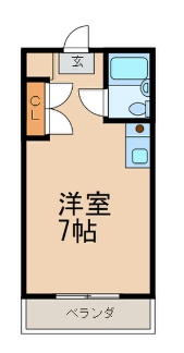 【間取り】 | エルスタンザ春日原