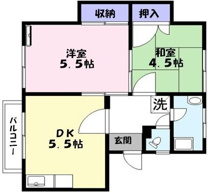 【間取り】 | 河津マンション