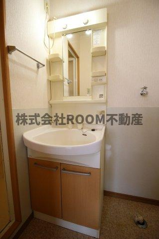 コーポアンジェラスⅢの独立洗面台|独立洗面台あり、毎朝おしゃれに忙しい女性の方におすすめです