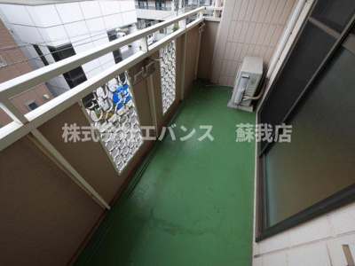 【バルコニー】 | 末広サンフレア | 陽当たり良好なバルコニーです