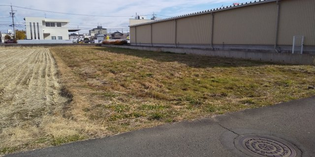 ６０１２３　岐阜市薮田南土地の外観