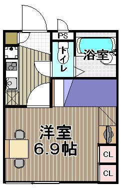 【間取り】 | レオパレス杭瀬北新町Ⅰ