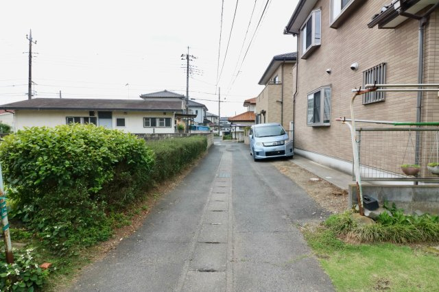 足利市堀込町の売地の前面道路含む現地写真