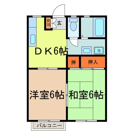 【間取り】 | ウィングコーポラスⅠ