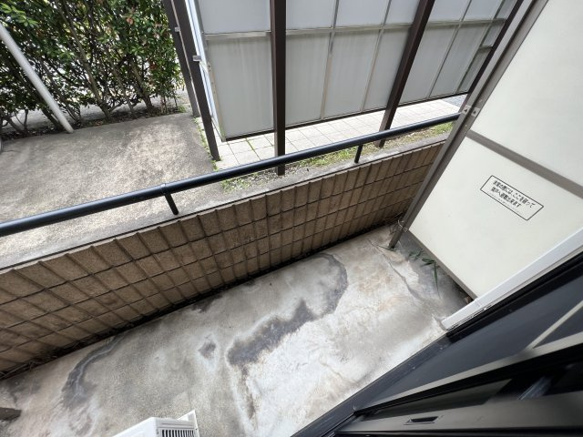 フォレストあおばのバルコニー