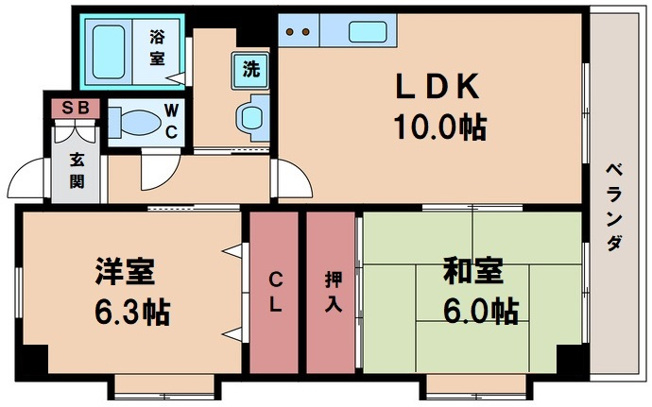 【間取り】 | ラフォーレＢ