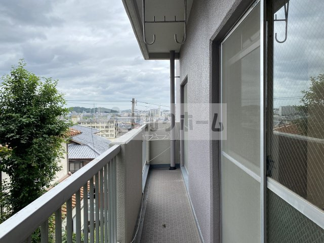 スカイハイツ玉手のバルコニー