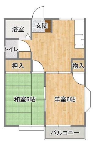 中央ハイツA棟の間取り
