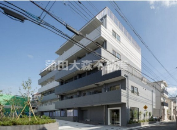 エステムプラザ蒲田TAKARABUNEの外観|外観　2016年8月築　RC鉄筋コンクリート造地上7階建て1K～2LDK総戸数63戸　Wi-Fi対応インターネット無料　東京都大田区西蒲田5丁目　JR京浜東北線蒲田駅