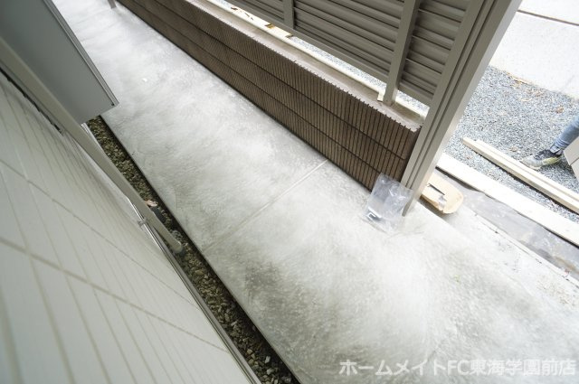 マーレ京町のバルコニー