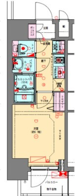 【間取り】 | プレサンス松屋町ヴェルデス