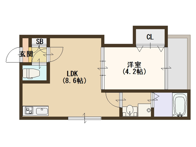 【間取り】 | F mirai Clan
