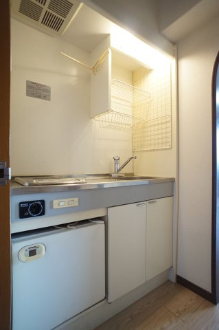 熊本市北区清水東町の賃貸マンションのキッチン