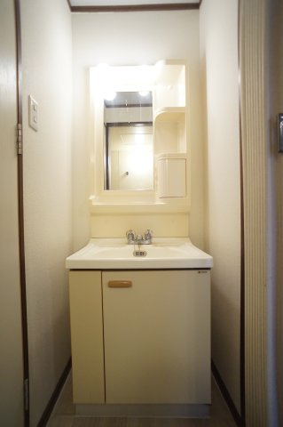 熊本市北区清水東町の賃貸マンションの洗面所