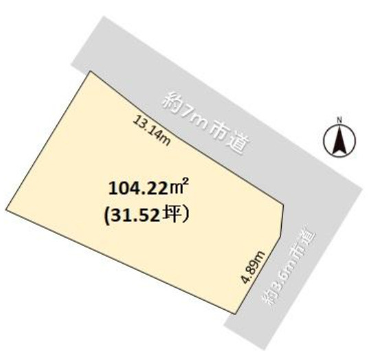 鯖江市石田下町　土地　の土地図