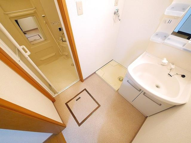 ベルチェーロの設備|洗濯機置き場です