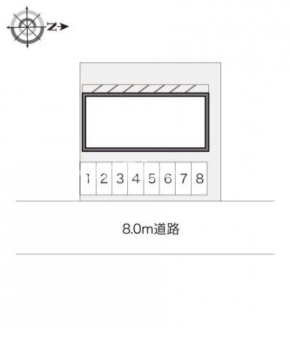 レオパレスＭＡＹＵの駐車場